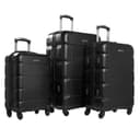 طقم شنط سفر بعجلات دوارة 3 شنط 20/24/28 بوصة أسود باراجون Para John Black 20/24/28 Inch 3 Bags Travel Luggage Suitcase