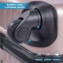 PARA JOHN Sphinx 3 Pcs Trolley Luggage Set, Champagne