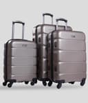 PARA JOHN Sphinx 3 Pcs Trolley Luggage Set, Champagne