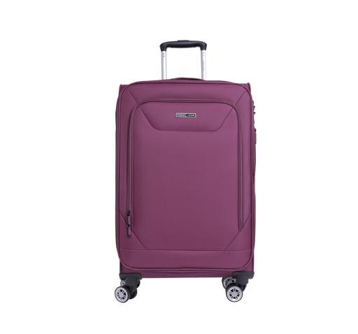 طقم حقائب سفر 3 حقائب مادة البوليستر بعجلات دوارة (20 ، 24 ، 28) بوصة أحمر PARA JOHN - Diamond 3 Pcs Trolley Luggage Set, Red - SW1hZ2U6NDM2ODc2