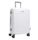طقم حقائب سفر 3 حقائب مادة البولي كربونات بعجلات دوارة (20 ، 24 ، 28) بوصة أبيض PARA JOHN - Campio 3 Pcs Trolley Luggage Set, White