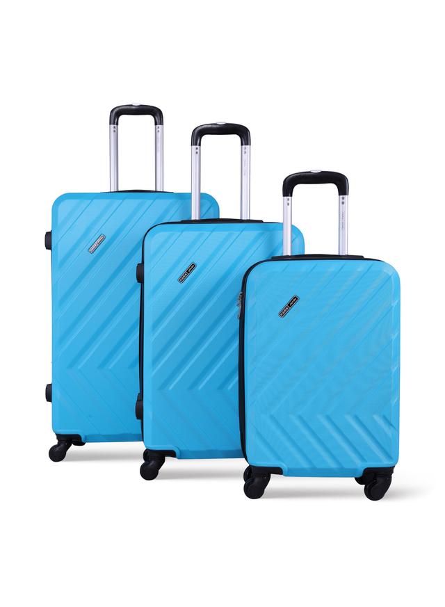 طقم حقائب سفر 3 حقائب مادة ABS بعجلات دوارة (20 ، 24 ، 28) بوصة أزرق سماوي PARA JOHN - PJTR3175  3 PCS ABS TROLLEY SET  SKY BLUE - SW1hZ2U6NDM3NjIx