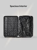 طقم حقائب سفر 4 حقائب (20 ، 24 ، 28 ، 32) بوصة مادة PVC أسود PARA JOHN - 4 Pcs Alle Trolley Luggage Set, Black