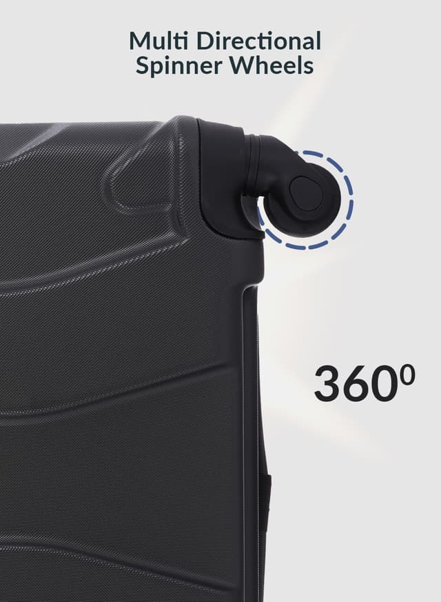 PARA JOHN carry on luggage sets - Trolley Bag, Carry On Hand Cabin Luggage Bag – Lightweight Travel Bags with 360° Durable 4 Spinner Wheels - Hard Shell Luggage Spinner - (20’’, ,2