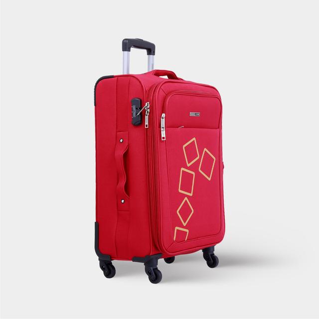 طقم حقائب سفر 4 حقائب نايلون بعجلات دوارة (20 ، 24 ، 28 ، 32) بوصة أحمر PARA JOHN - Travel Luggage Suitcase Set of 4 - (20 ، 24 ، 28 ، 32) inch - SW1hZ2U6NDM4MjI1