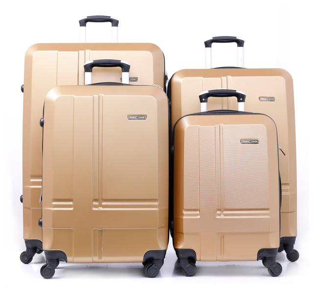 طقم حقائب سفر 4 حقائب (20 ، 24 ، 28 ، 32) بوصة مادة ABS ذهبي PARA JOHN - Travel Luggage Suitcase Set of 4 - Trolley Bag (20 ، 24 ، 28 ، 32) inch - SW1hZ2U6NDM4Mjkw