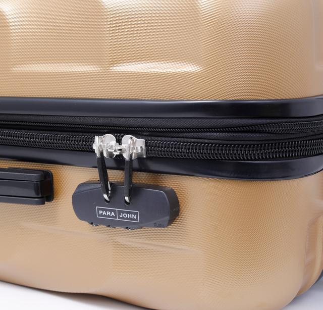 طقم حقائب سفر 4 حقائب (20 ، 24 ، 28 ، 32) بوصة مادة PVC ذهبي PARA JOHN - Travel Luggage Suitcase Set of 4 - (20 ، 24 ، 28 ، 32) inch - SW1hZ2U6NDM4MzIx