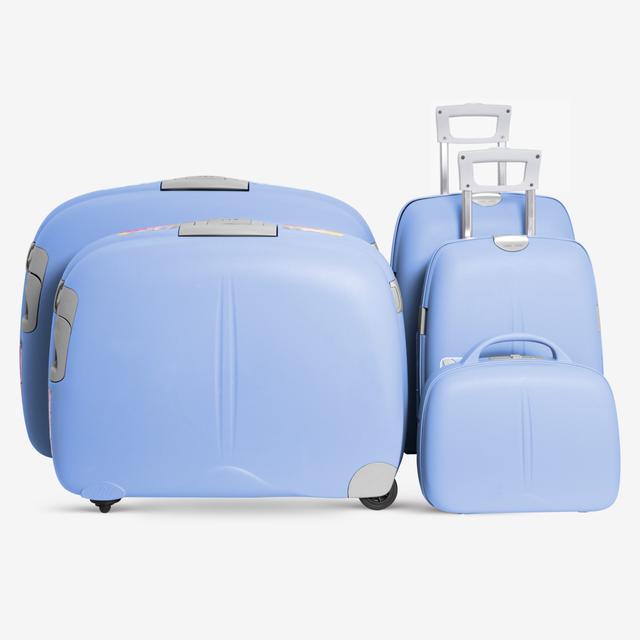 طقم حقائب سفر دوارة 5 حقائب (14 ، 18 ، 22 ، 27 ، 31) بوصة PP نيلي PARA JOHN - Travel Luggage Suitcase Set of 5 - Trolley Bag - (14 ، 18 ، 22 ، 27 ، 31) inch - SW1hZ2U6NDM4MzQz