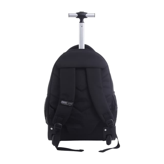 شنطة ظهر قياس 20 بوصة مع عجلات لون أسود Rolling Wheeled Backpack, 20’’ Business Travel Laptop Backpack - PARA JOHN - 196009