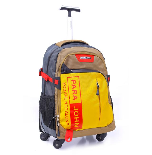 PARA JOHN Rolling Wheeled Backpack, 20’’ Rucksack – Business Travel Laptop Backpack/Rucksack - Wheeled Cabin Hand Luggage Laptop Backpack College School Computer Rucksack Bag for Men/Women - SW1hZ2U6NDM4NDYz