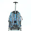 PARA JOHN Rolling Wheeled Backpack, 20'' Rucksack - Business Travel Laptop Backpack/Rucksack - Wheeled Cabin Hand Luggage Laptop Backpack College School Computer Rucksack Bag for Men/Women