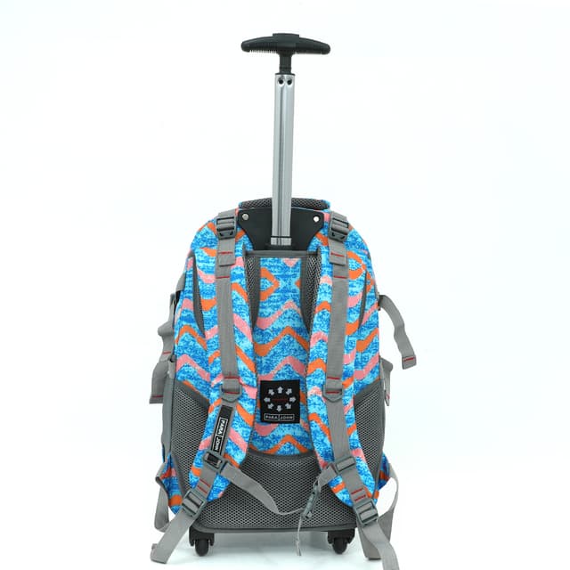 PARA JOHN Rolling Wheeled Backpack, 20'' Rucksack - Business Travel Laptop Backpack/Rucksack - Wheeled Cabin Hand Luggage Laptop Backpack College School Computer Rucksack Bag for Men/Women