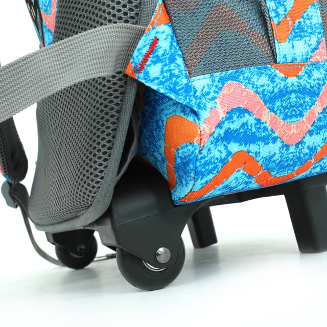 PARA JOHN Rolling Wheeled Backpack, 20'' Rucksack - Business Travel Laptop Backpack/Rucksack - Wheeled Cabin Hand Luggage Laptop Backpack College School Computer Rucksack Bag for Men/Women