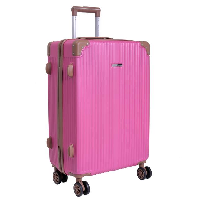 طقم حقائب سفر 3 حقائب مادة PP بعجلات دوارة (20 ، 24 ، 28) بوصة زهري غامق PARA JOHN - Travel Luggage Suitcase Set of 3 - Trolley Bag, Carry On Hand Cabin Luggage Bag - Lightweight (20 ، 24 ، 28) inch - SW1hZ2U6NDM3OTkx