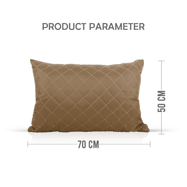 PARRY LIFE Quilted color Pillow - Quilted Color Pillow Cases Protector - Hotel Quality Soft Hollow Siliconized Polyester Fabric Filling - Sleeping Bed Pillow - Pillow Protector Ideal for Ho - 198922