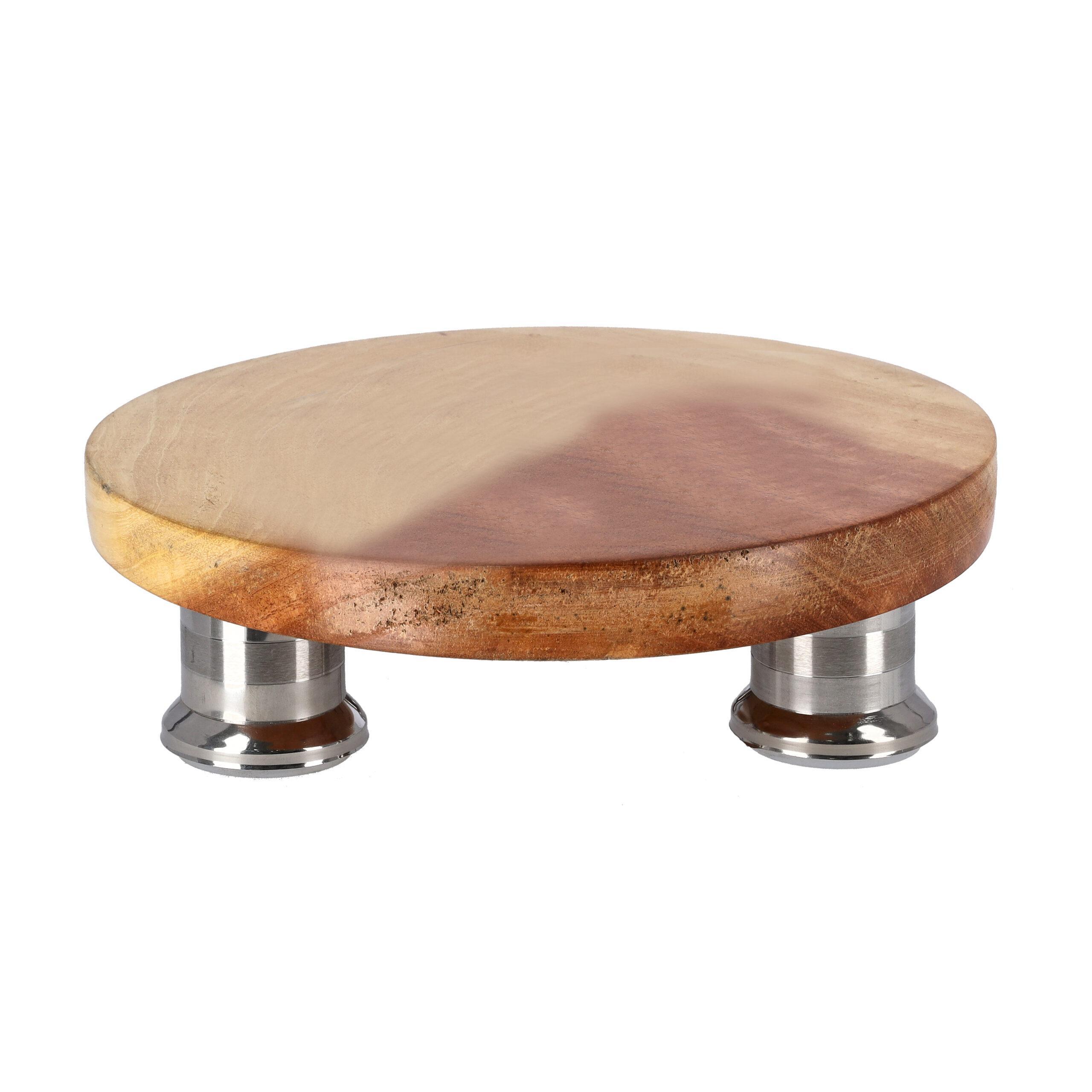 طاولة خشبية ( الارجل فولاذية ) - بني Royalford - Chappathi Table