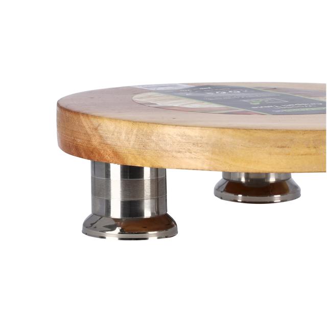 طاولة خشبية ( الارجل فولاذية ) - بني Royalford - Chappathi Table - SW1hZ2U6NDY2MDM1