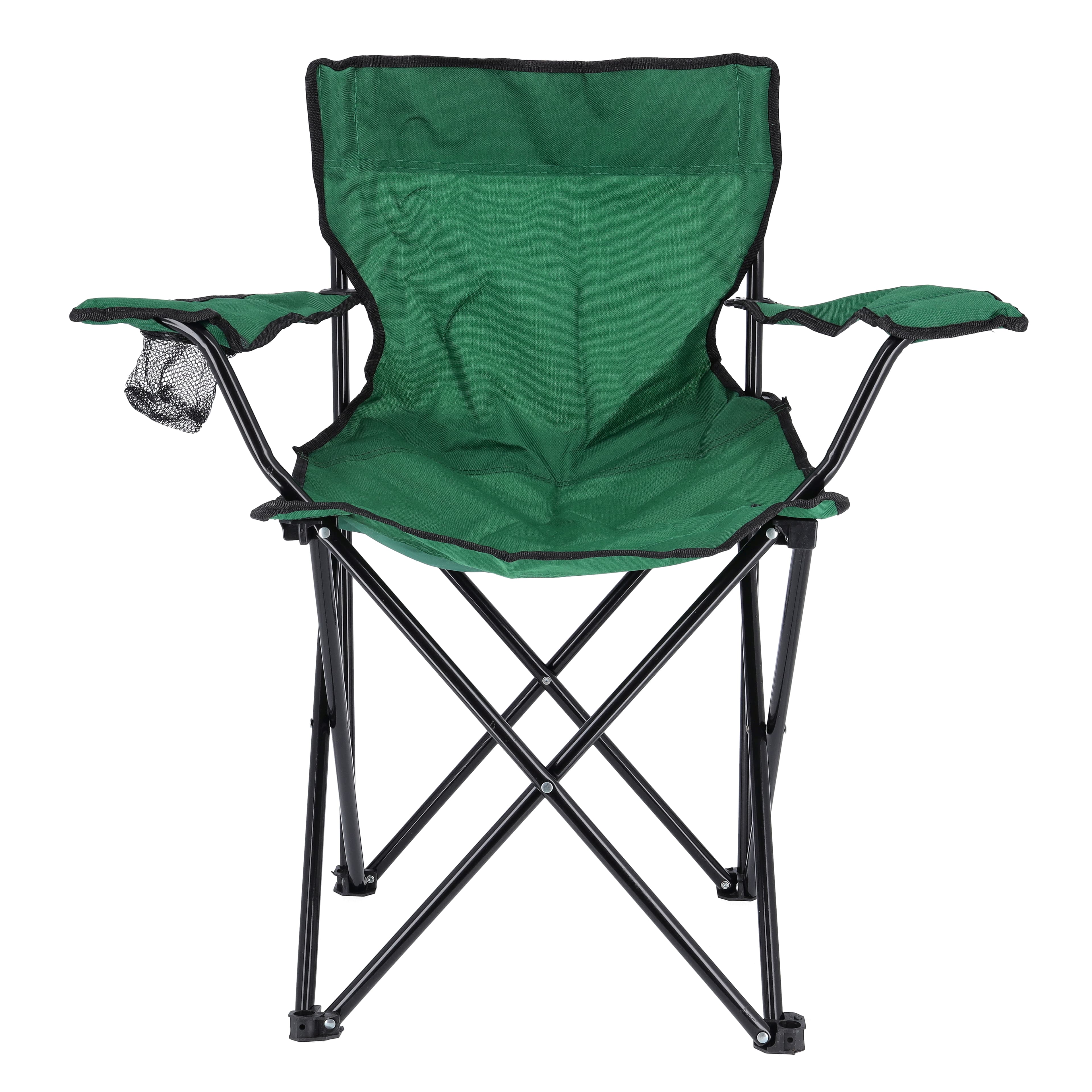 Royalford Folding Camping Chair with Travel Carry Bag | RF10133| Lightweight Campsite Portable Chair with Cup Holder Perfect for Camping, Festivals, Garden, Caravan Trips, Fishing, Beach