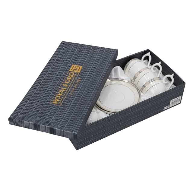 فناجين قهوة 6 قطع | Royalford Cup And Saucer