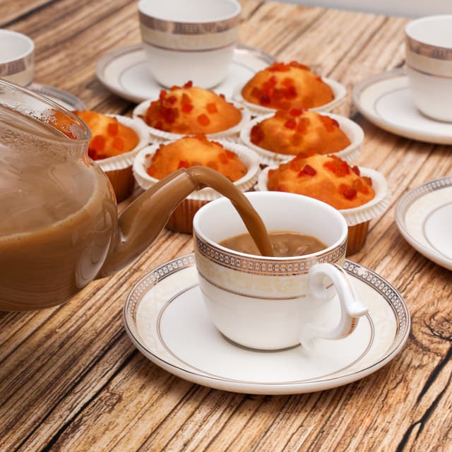 فناجين قهوة 6 قطع | Royalford Cup And Saucer