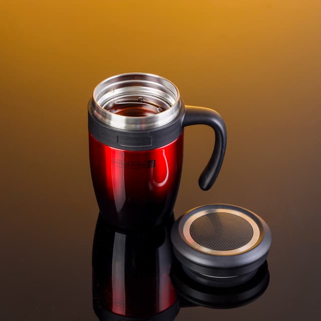 ماغ (كوب)حراري مزدوج الجدار من الستانلس ستيل المقاوم للصدأ 450مل 15.2 اونصة من رويال فوردRoyalford Vacuum Mug, Double Wall Stainless Steel