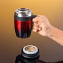 ماغ (كوب)حراري مزدوج الجدار من الستانلس ستيل المقاوم للصدأ 450مل 15.2 اونصة من رويال فوردRoyalford Vacuum Mug, Double Wall Stainless Steel