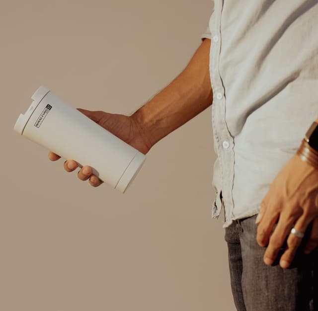 مطارة (ترمس شاي) على شكل كوب  Royalford Coffee Mug, Double Wall Stainless Steel