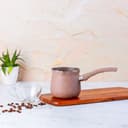 ركوة قهوة بلون بني من الجرانيت وألومنيوم 5 طبقات هيكل من رويال فورد بسعة 750 مل Royalford Smart Granite Series Coffee Warmer, RF10193 -  Forged Aluminium, Durable Granite Coating , 5 Layer Construction