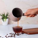 ركوة قهوة بلون بني من الجرانيت وألومنيوم 5 طبقات هيكل من رويال فورد بسعة 750 مل Royalford Smart Granite Series Coffee Warmer, RF10193 -  Forged Aluminium, Durable Granite Coating , 5 Layer Construction