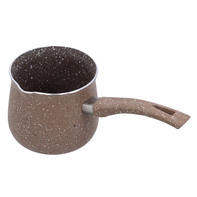 ركوة قهوة بلون بني من الجرانيت وألومنيوم 5 طبقات هيكل من رويال فورد بسعة 750 مل Royalford Smart Granite Series Coffee Warmer, RF10193 -  Forged Aluminium, Durable Granite Coating , 5 Layer Construction