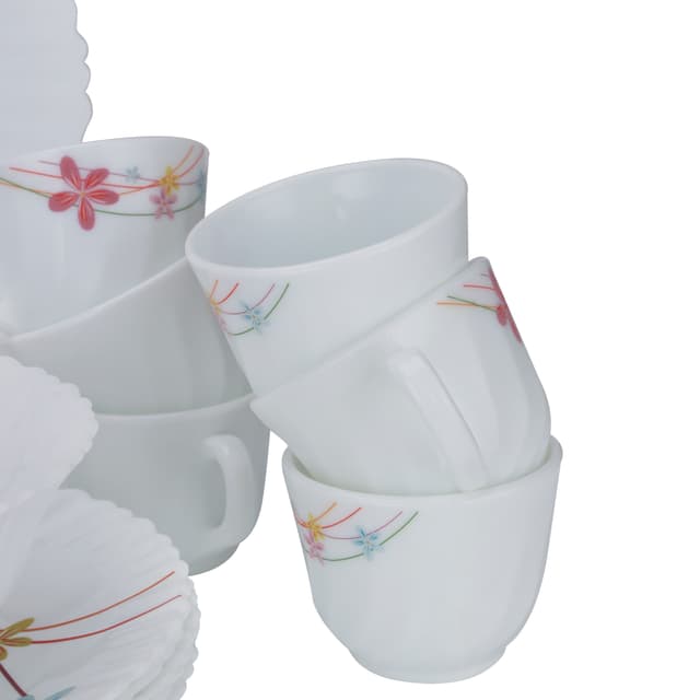 طقم عشاء أركوبال 50 قطعة Royalford 50 Pcs Opalware Dinner Set