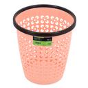 سلة مهملات بلاستيك وردي رويال فورد Royalford Dust Bin, Circular Wastebasket Trash Can, RF10214 - SW1hZ2U6NDQxMjM3