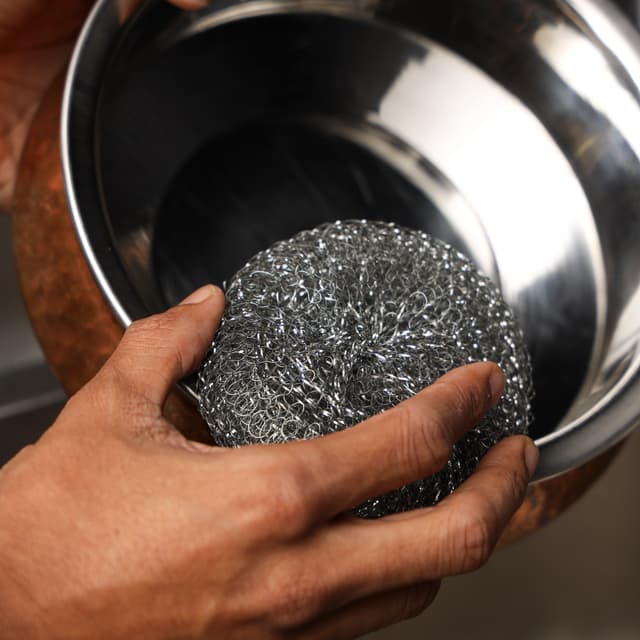 مجموعة سيف جلي ستانلس ستيل 5 قطع Royalford - 5 Pcs Steel Scrubber