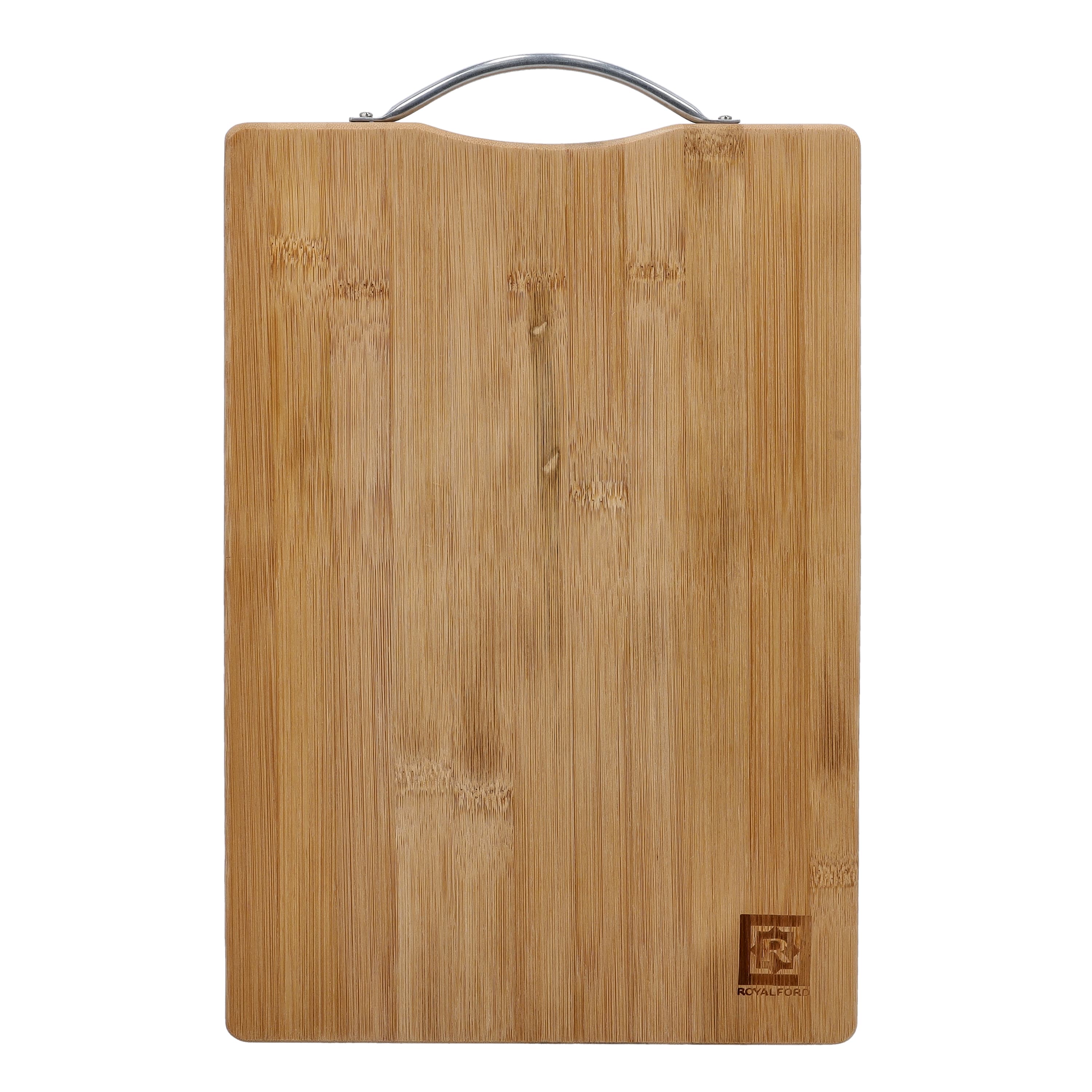 لوح تقطيع خشبي مع مقبض رويال فورد Royalford Organic Bamboo Cutting Board, RF10238