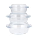 أواني زجاجية مضادة للحرارة والبرودة 3 في 1 | Royalford Glass Casserole Set