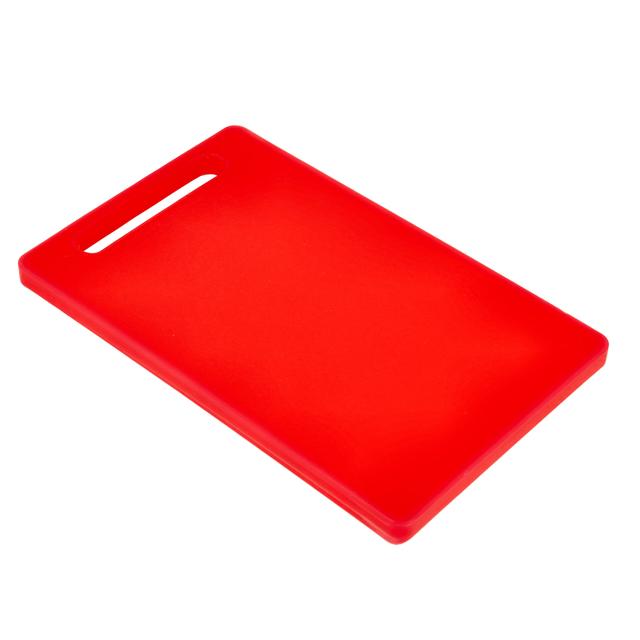 Royalford Classic Cutting Board, Polyethylene, RF10282 | Chopping Board | Non-Absorbent, Odorless & Non-Toxic | Crack/Chip Resistant | Easy Grip Handle - SW1hZ2U6NDQwODY0