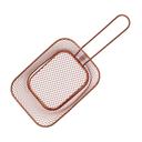 Royalford Iron Fried Basket, Strong and Long Handle, RF10305 | Rust-proof & Hygienic | Durable Design | Fish Chip Frying | Fry Serving Basket | Food Strainer Wire Chip Fried Baskets for Chips, Fries, Shrimps, Onion Rings - SW1hZ2U6NDQ5ODAw