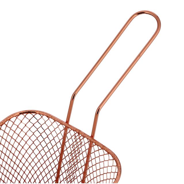 Royalford Iron Fried Basket, Strong and Long Handle, RF10305 | Rust-proof & Hygienic | Durable Design | Fish Chip Frying | Fry Serving Basket | Food Strainer Wire Chip Fried Baskets for Chips, Fries, Shrimps, Onion Rings - SW1hZ2U6NDQ5Nzk4