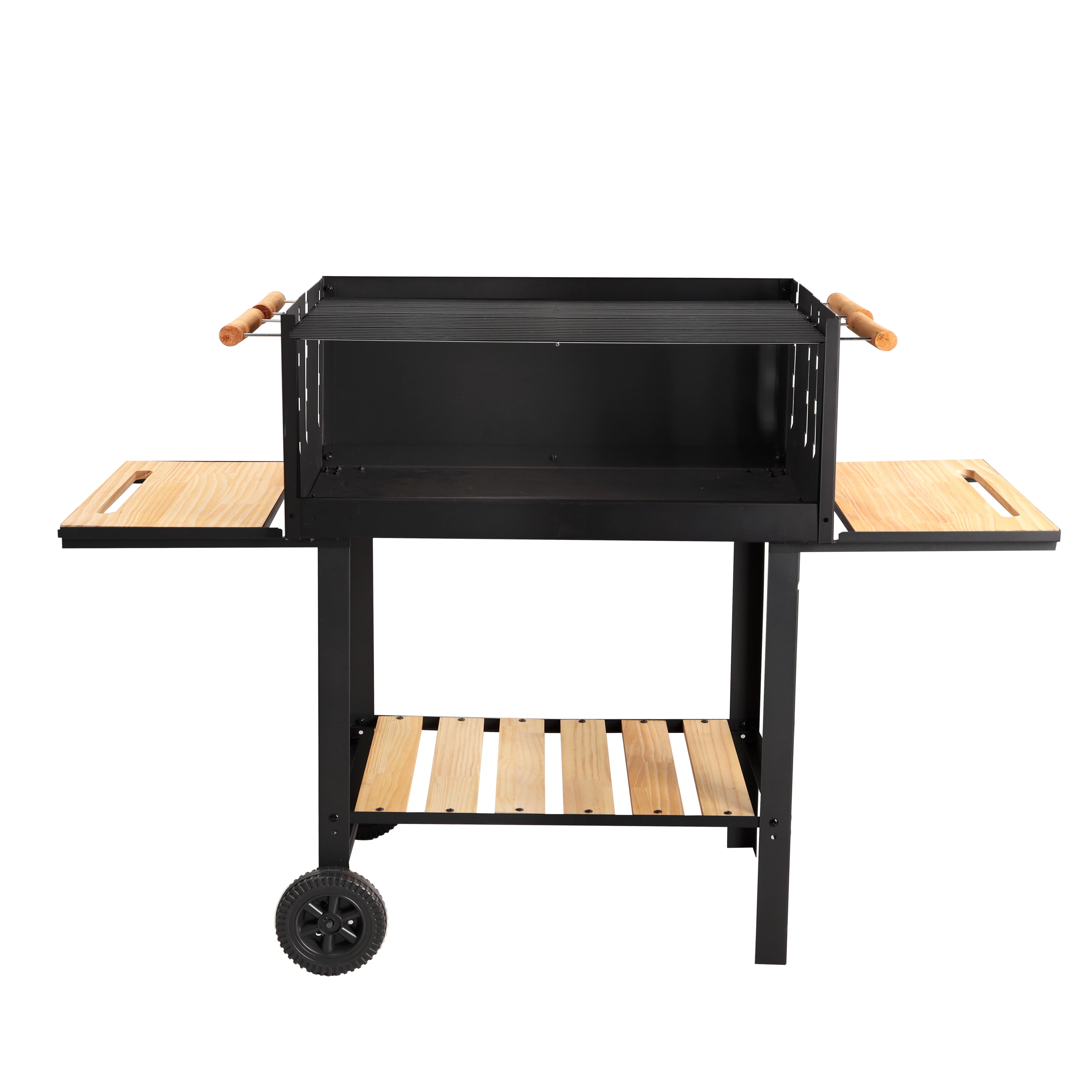 Royalford Barbecue Stand With Grill, RF10369 | Premium Quality Iron Construction | Barbecue Grills With Wheels |Ideal For Camping, Backyard, Patio, Balcony Family Party