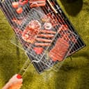 شواية محمولة قابلة للطي - 30 × 40 × 60 سم Barbeque Grill Chromium Plated Iron - Royalford