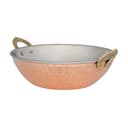 Royalford Cooper Steel Serving Kadai, RF10394 | Copper Stainless Steel Hammered Kadai | Indian Serving Bowl | Indian Dishes Serve ware for Vegetable and Curries - SW1hZ2U6NDQwOTg5