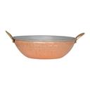 Royalford Cooper Steel Serving Kadai, RF10394 | Copper Stainless Steel Hammered Kadai | Indian Serving Bowl | Indian Dishes Serve ware for Vegetable and Curries - SW1hZ2U6NDQwOTk5