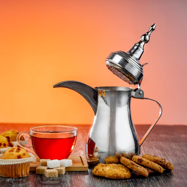 ركوة قهوة عربية (دلة قهوة) - فضي Royalford Dallah Jug, Stainless Steel