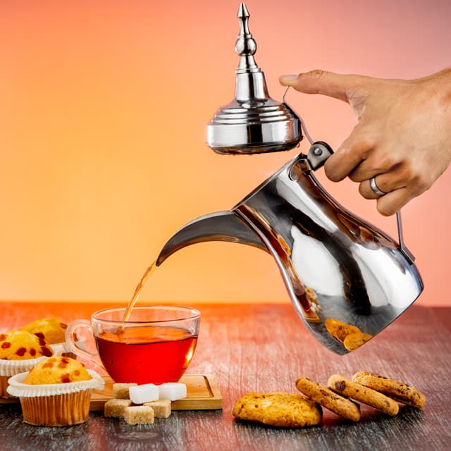 ركوة قهوة عربية (دلة قهوة) - فضي Royalford Dallah Jug, Stainless Steel