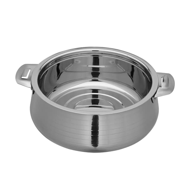 Royalford Hilux Double Wall Stainless Steel Hot Pot, RF10532 | Firm Twist Lock | Strong Handles With Heavy-Duty Rivets | Steel Serving Pot, Steel Chapati Storage Box, Roti Serving Pot, Chapati Dabba - 192961