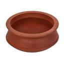 Royalford Deep Fish Curry Pot, 100% Natural Clay, RF10577 | Handmade Clay Cookware | Non-toxic | Eco-friendly | Can be used on Gas Stove Or Open Fire | Earthen Handi/Mitti Ke Bartan/Clay Pot for Cooking & Serving - SW1hZ2U6NDQxMDY1