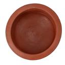 Royalford Flat Serving Pots, Handmade Clay, RF10586 | 100% Natural Clay | Non-Toxic & Eco-Friendly | Can Be Used On Gas Stove Or Open Fire | Earthen Pot/ Clay Pot For Curry, Sambar, Rice - SW1hZ2U6NDQxMzM5