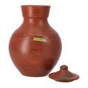 Royalford 2.0L Kuja, Handmade Clay Serveware, RF10592 | 100% Natural Clay | Non-Toxic, Eco-Friendly | Clay Jug For Water Or Drinks | Used For Serving Water - SW1hZ2U6NDQwMDAz