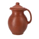Royalford 1.5L Jug, Handmade Clay Serveware, RF10593 | 100% Natural Clay | Non-Toxic, Eco-Friendly | Clay Jug For Water Or Drinks | Used For Serving Water