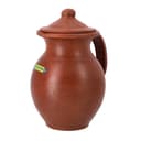Royalford 1.5L Jug, Handmade Clay Serveware, RF10593 | 100% Natural Clay | Non-Toxic, Eco-Friendly | Clay Jug For Water Or Drinks | Used For Serving Water